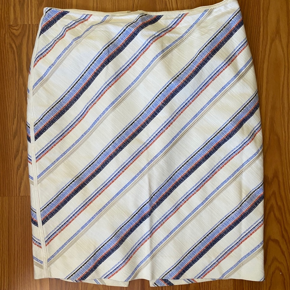 White House Black Market Linen  Pencil Skirt